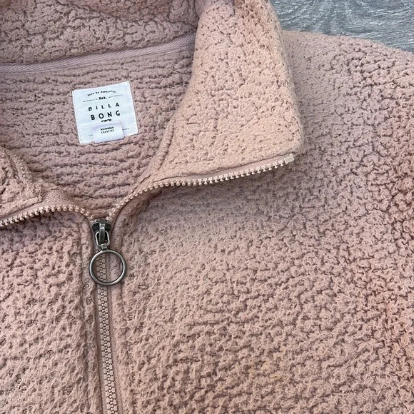 Billabong Time Off Sherpa Jacket, dusty pink - Picture 7 of 8
